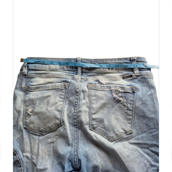 KanCan Light Blue Ripped Skinny Jeans - Picture 4 of 10